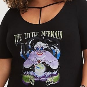 Torrid Ursula Black Strappy Tunic Size 0 (12-14)